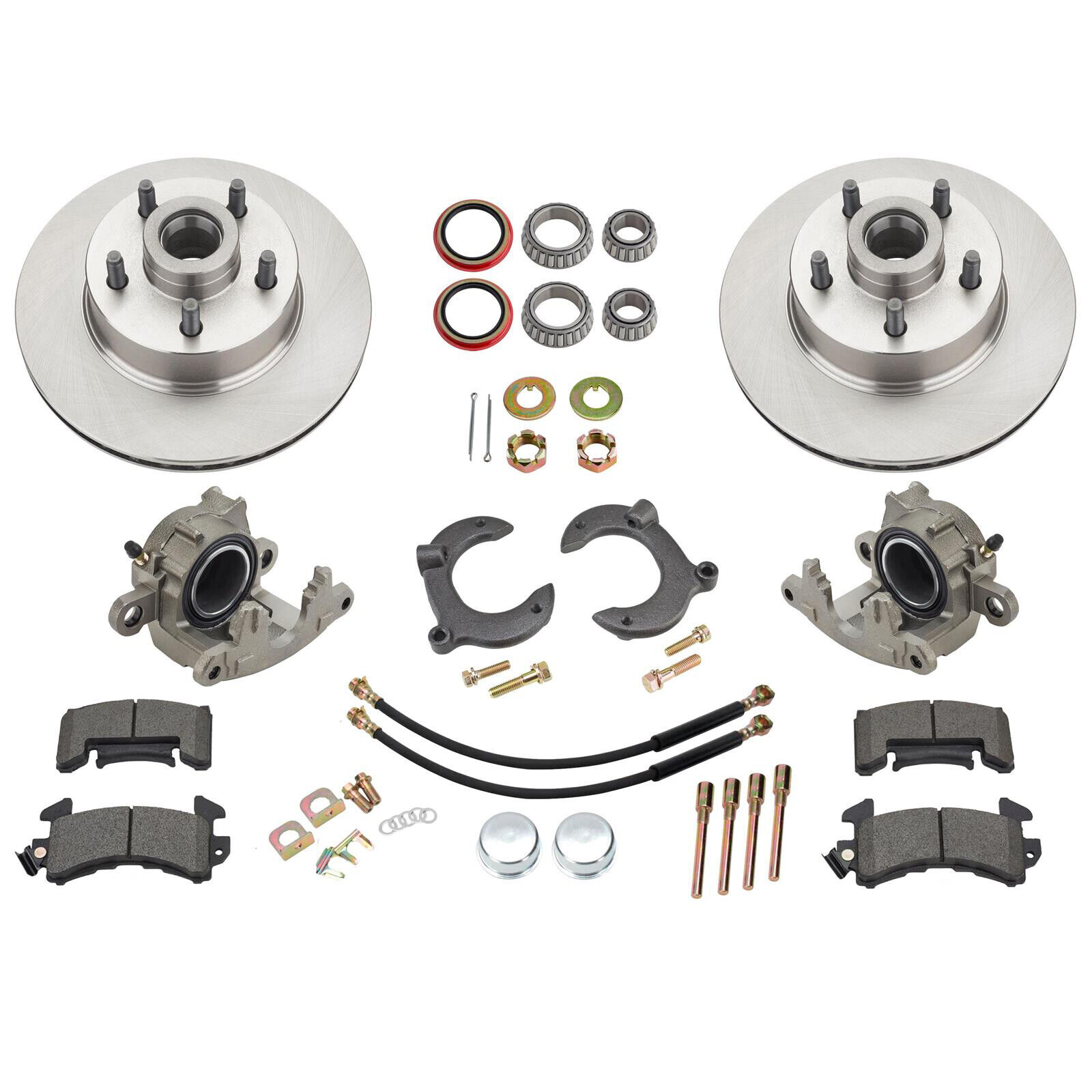 Complete 11 Inch Brake Kit, Fits Ford 5 x 4-1/2 Bolt Pattern, Fits Mustang II