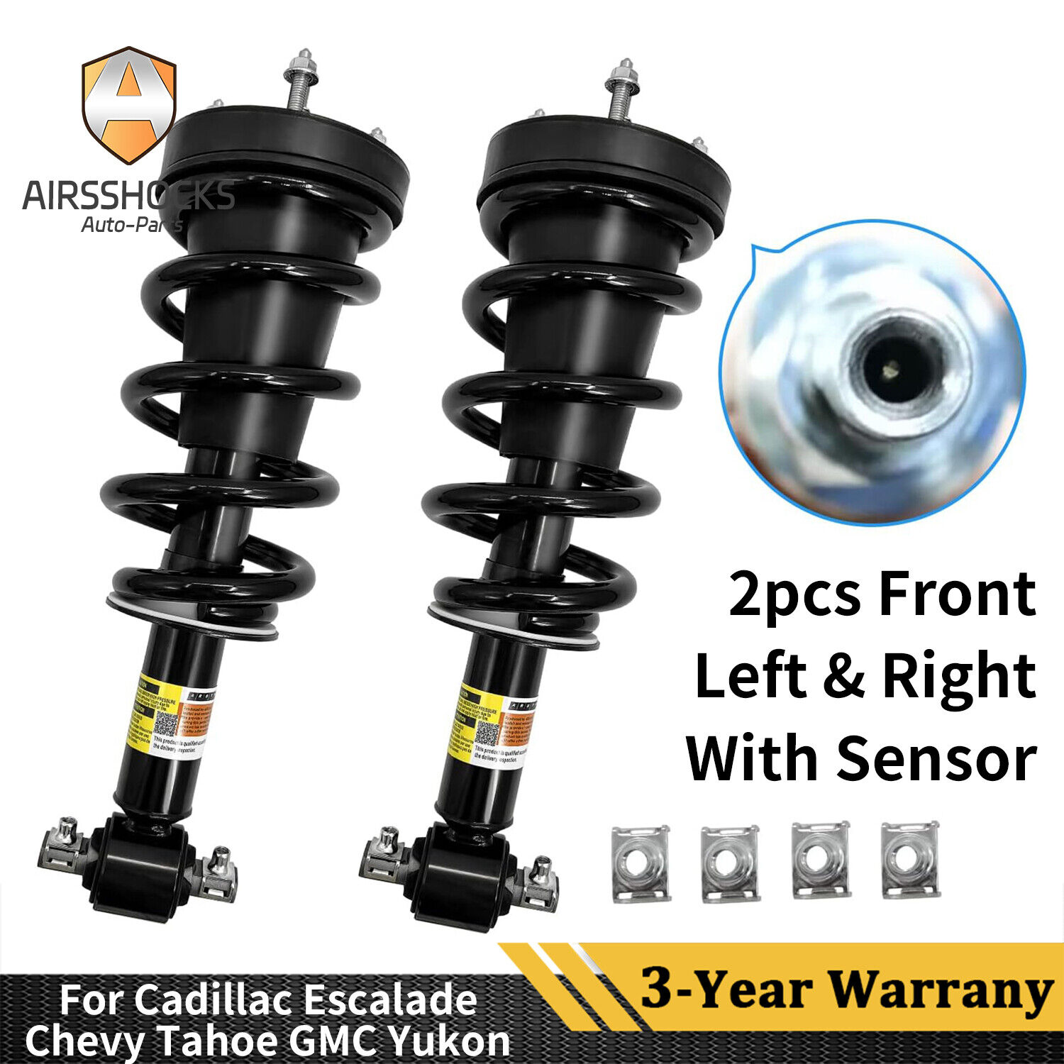 2X Front Shock Strut ASSYs MagneRide for Cadillac Escalade Chevy Tahoe GMC Yukon