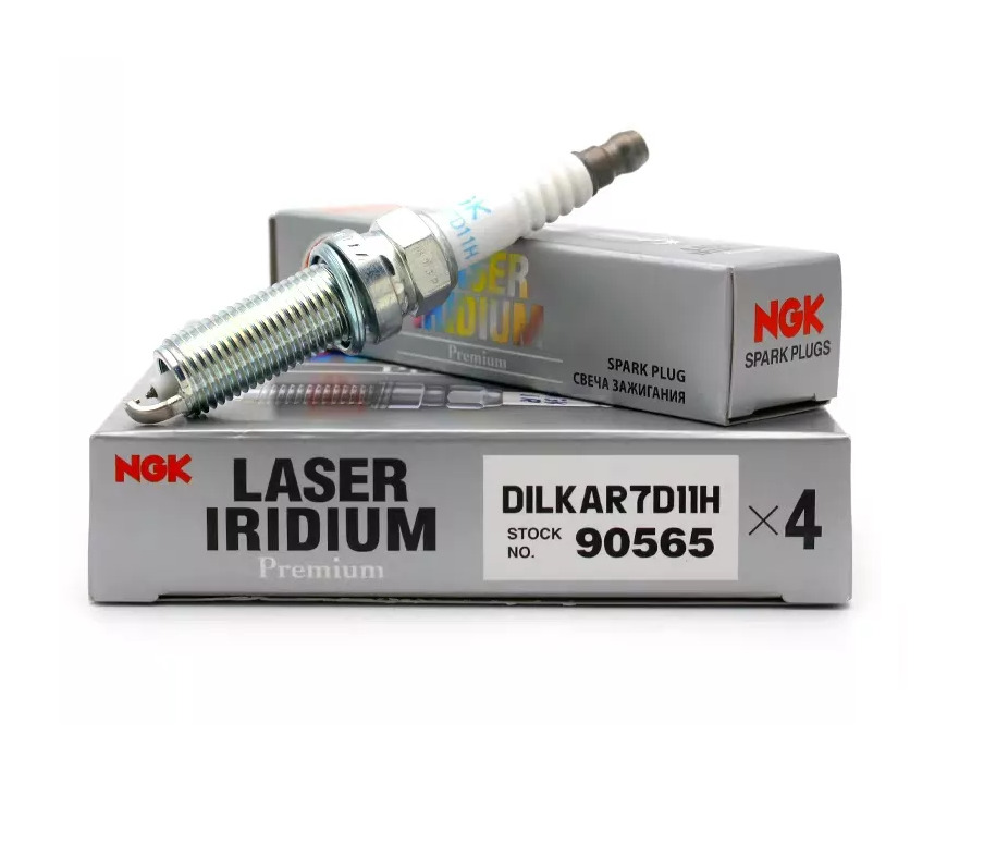 4 PCS NGK 90565 DILKAR7D11H Laser Iridium Spark Plugs FITS NISSAN ROGUE QASHQAI