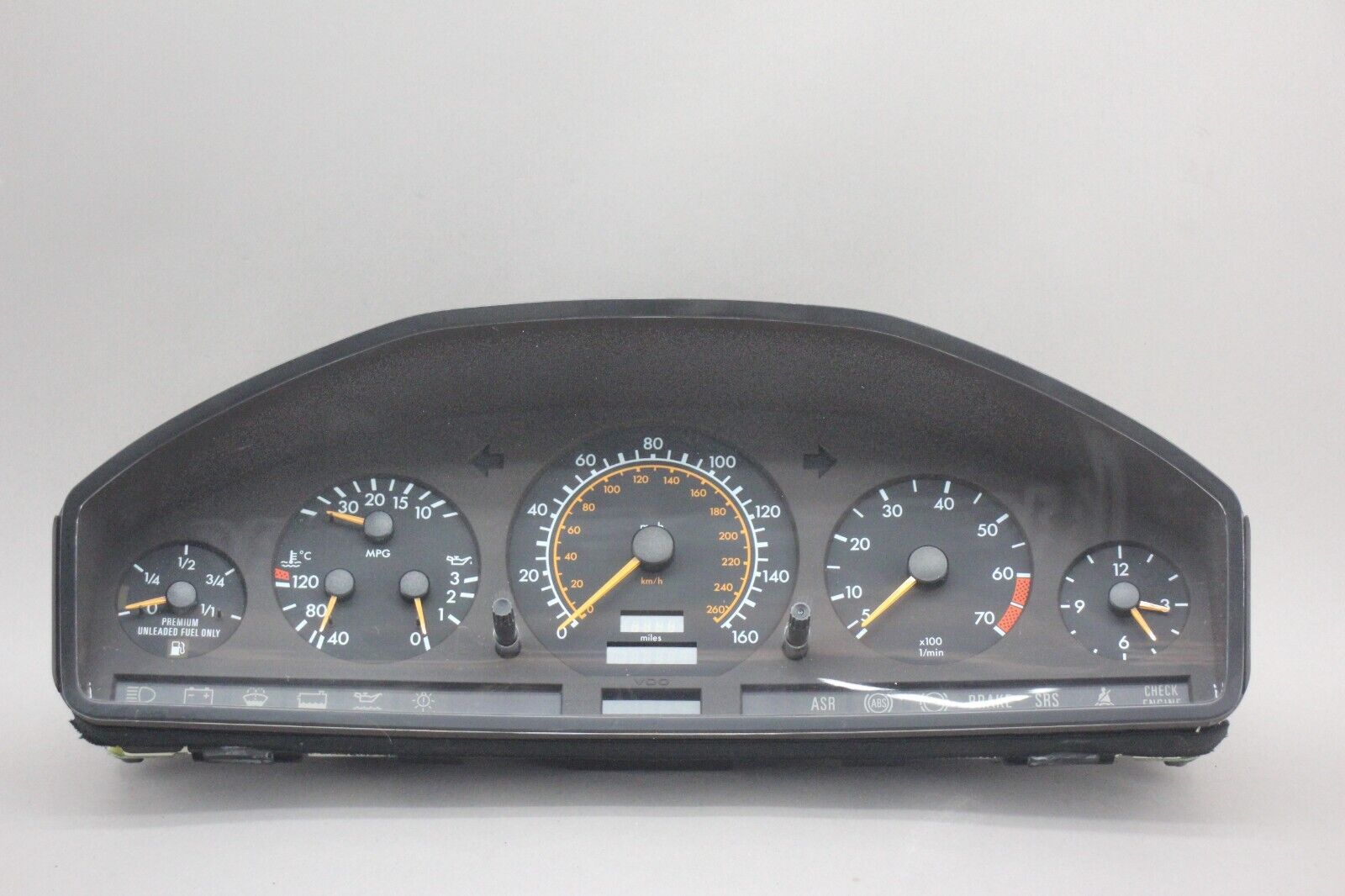 92-95 Mercedes W140 S500 S420 Instrument Cluster Speedometer 1405409648 OEM