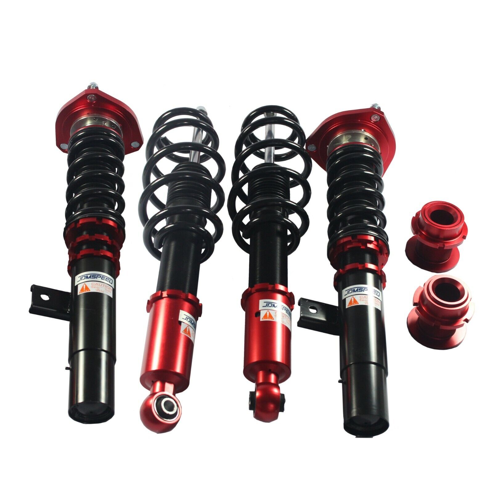 Red JDMSPEED Coilover Suspension Lowering Kits For 06-09 VW GTI/ 03-07 Golf MK5 