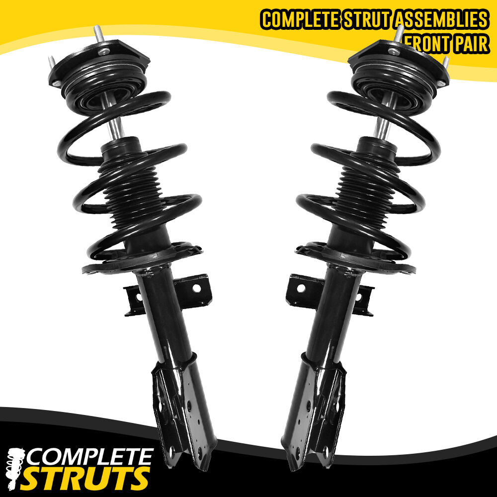 2007-10 Saturn Outlook Quick Complete Front Struts & Coil Springs w/ Mounts Pair
