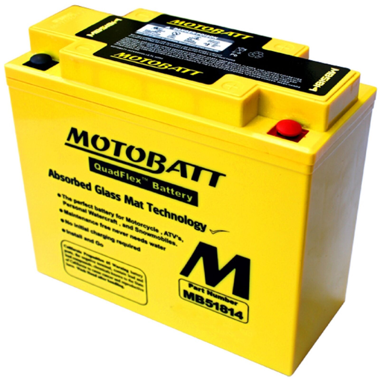 Motobatt Battery For BMW R50/5 500cc 70-73