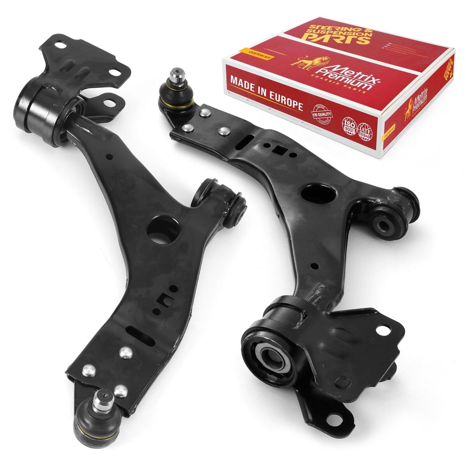 Front Left & Right Lower Control Arms w/Ball Joints for 2013-2019 Ford Escape