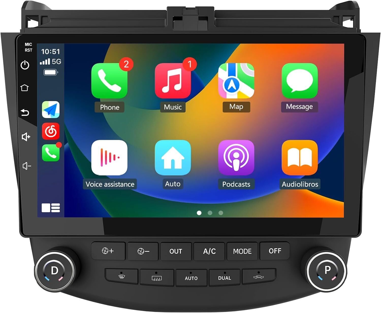 2+32G For Honda Accord 2003-2007 Apple CarPlay Android 13 Car Stereo Radio GPS