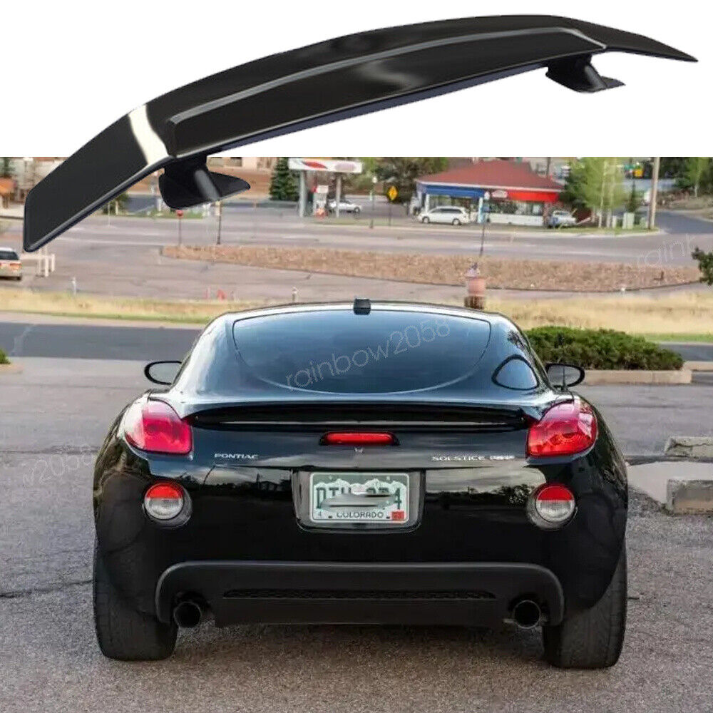 For Pontiac Solstice Matte Black Rear Trunk Spoiler Racing Tail Wing Lid GTStyle
