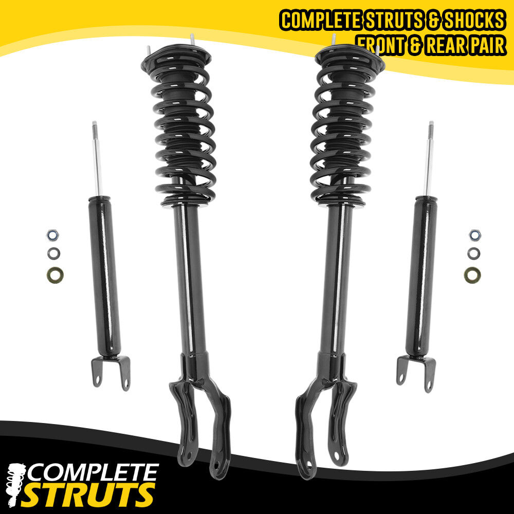 2011-2015 Jeep Grand Cherokee V6 Front Complete Struts & Rear Shock Absorbers