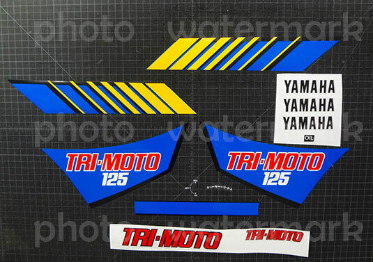 1984 84' yamaha YT125 Tri-Moto 13pc Trike Decals Sticker graphics