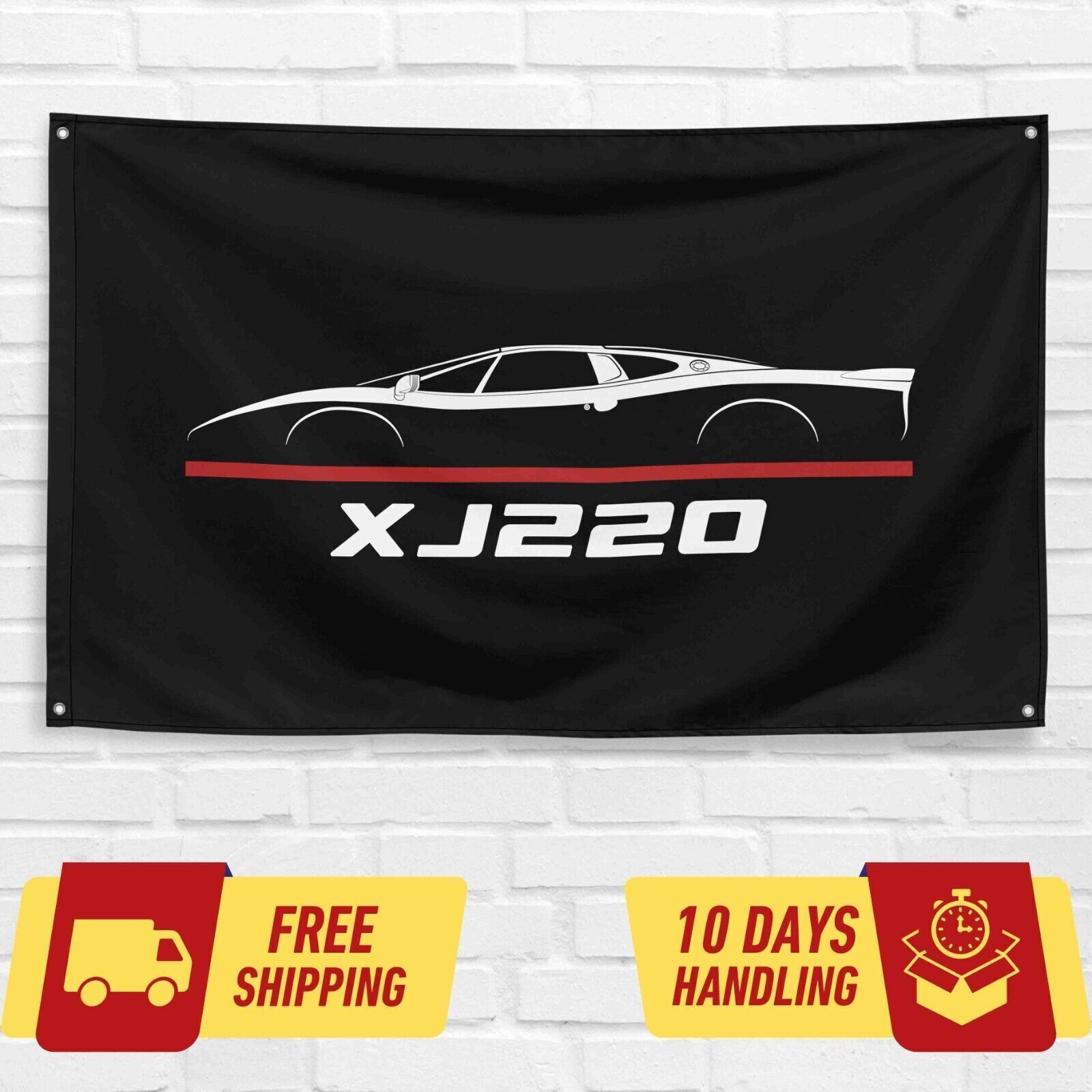For Jaguar XJ220 1992-1994 Car Enthusiast 3x5 ft Flag Birthday Gift Banner