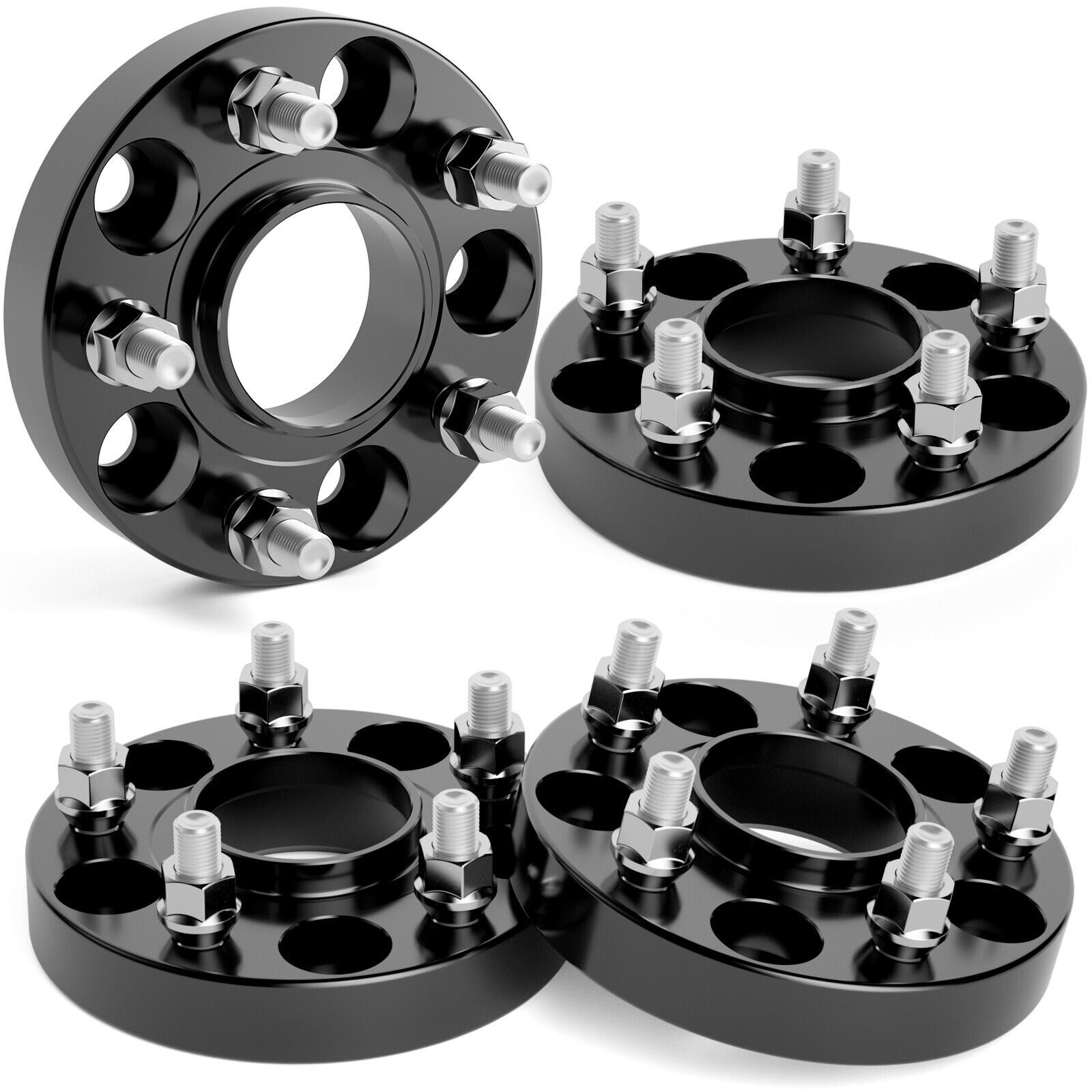 4PC 25mm 5x4.5 5x114.3 Wheel Spacers Hubcentric for Civic CRV XRV Accord TLX TSX