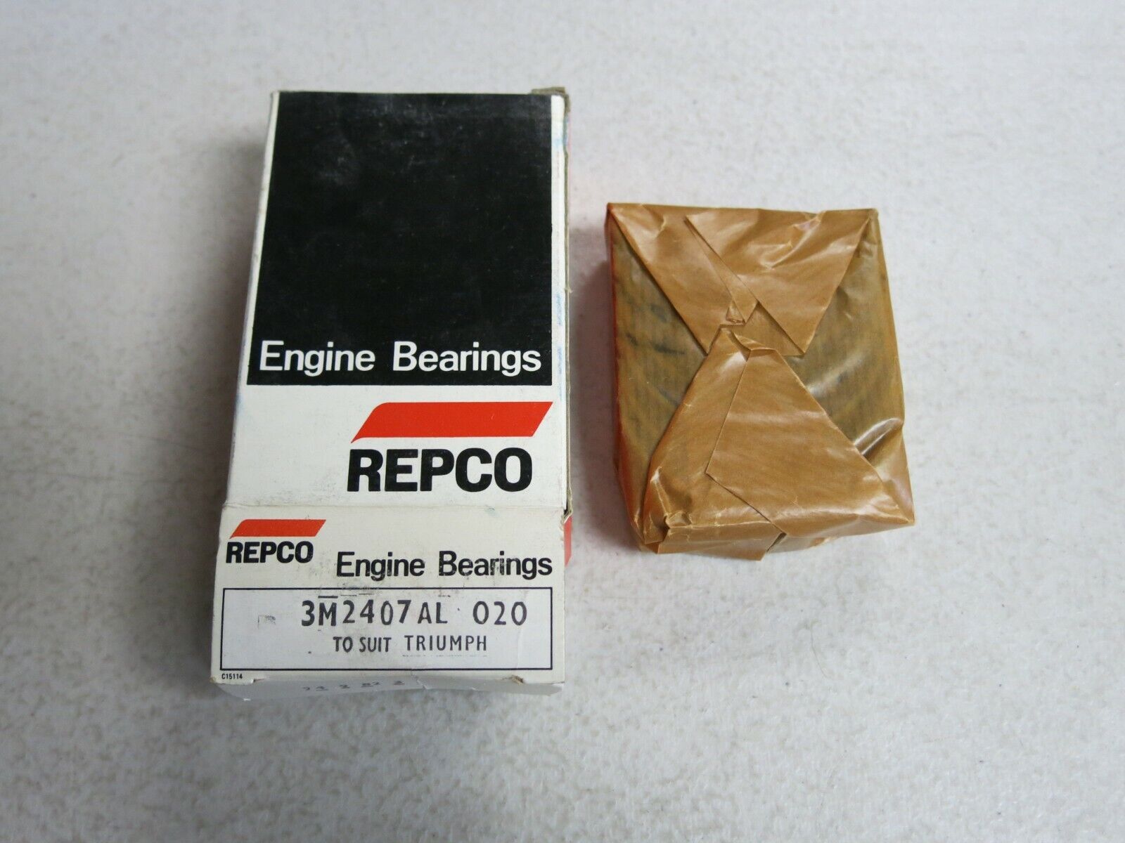 NOS REPCO Main Engine Bearing Set ITM 3M2407AL-020 for TRIUMPH