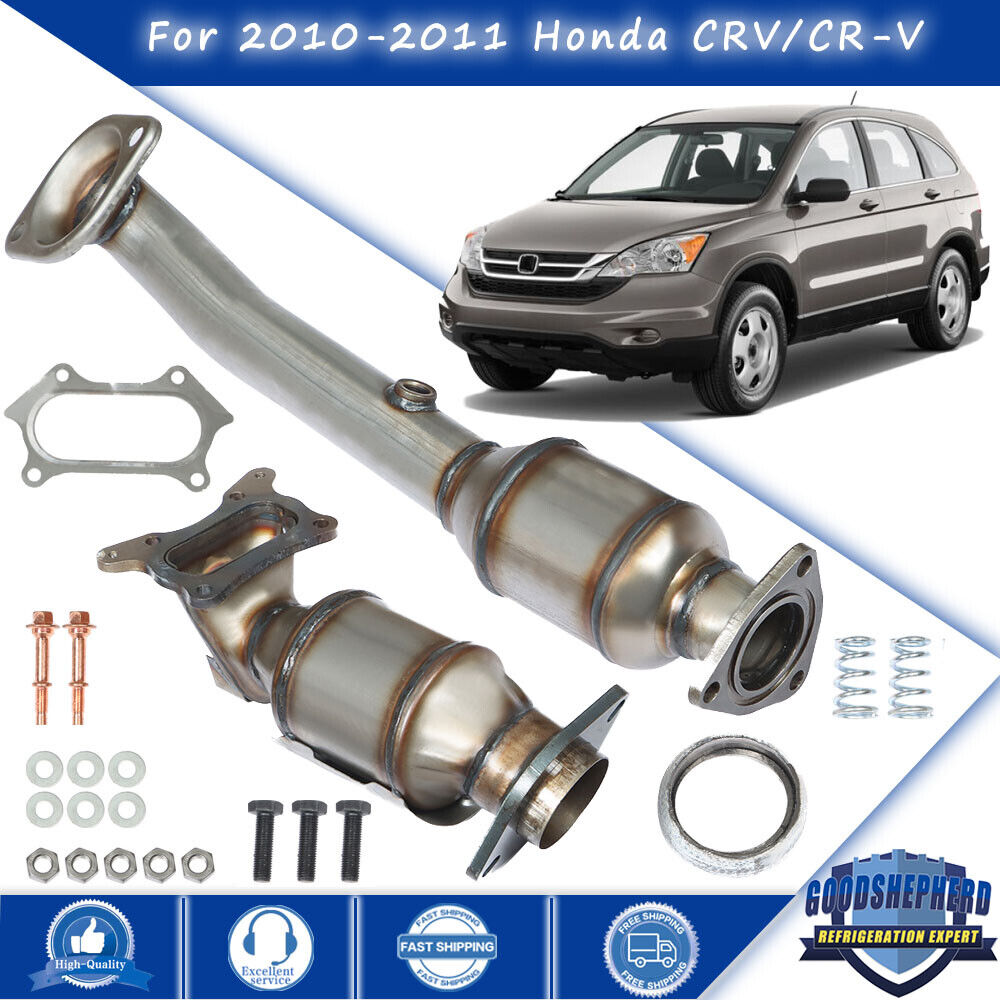 For 2010-2011 Honda CRV/CR-V 2.4L Catalytic Converters Both Front & Rear