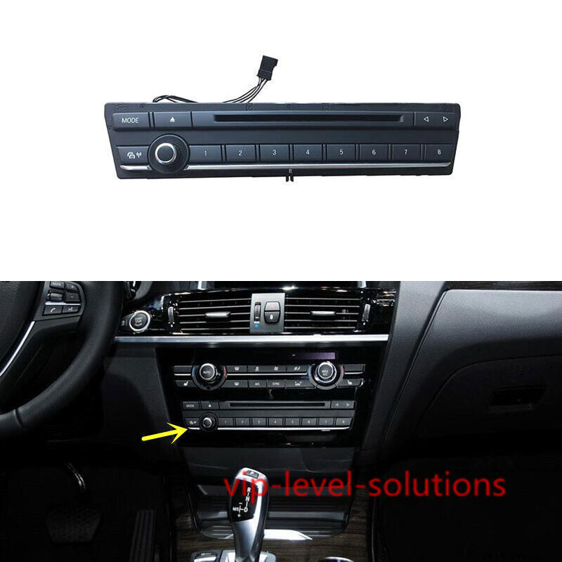 1X Central Control CD Panel Button Assembly Replace For BMW X3 2014-2016