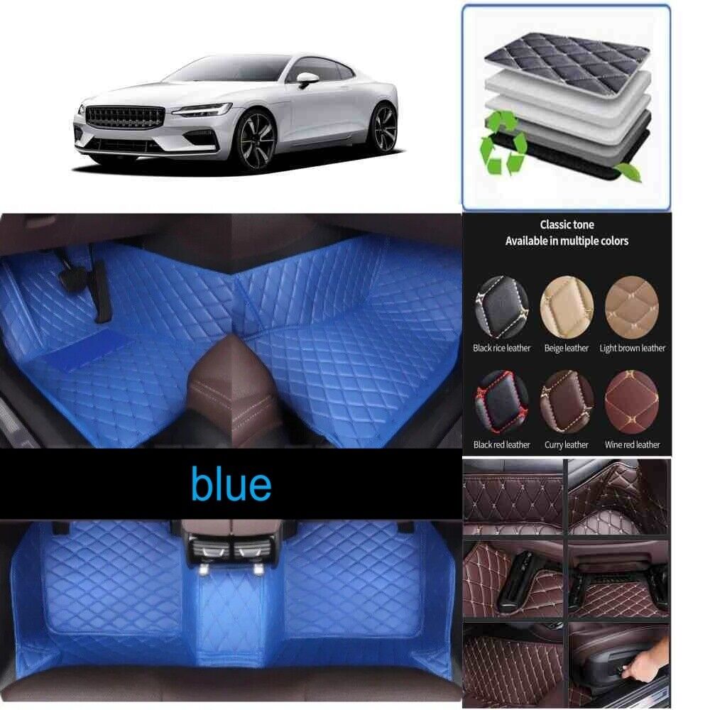 For Smart All Models Car Floor Mats Waterproof Auto Luxury Custom Mats Carpets