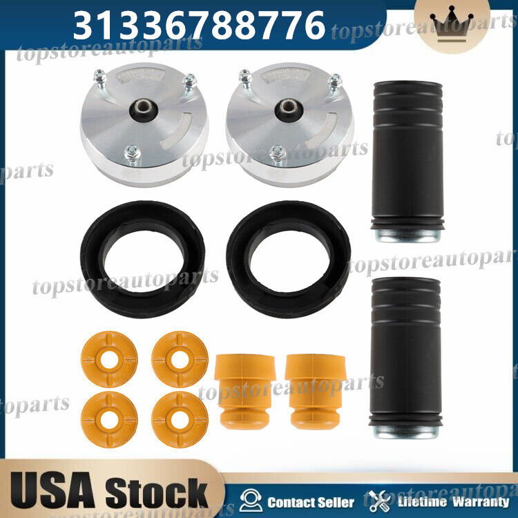 Front Strut Shock Mount Support Upper Lower Bump Stop Kits For BMW X5 E70 X6 E71
