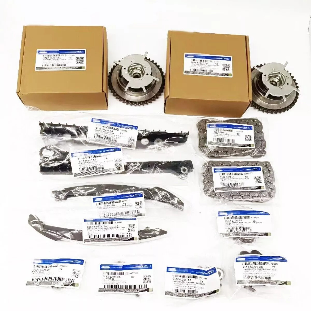 TIMING CHAIN KIT 13 PIECES NEW FORD F-250-550 5.4L V8 24V OHV For 2000-2010 US