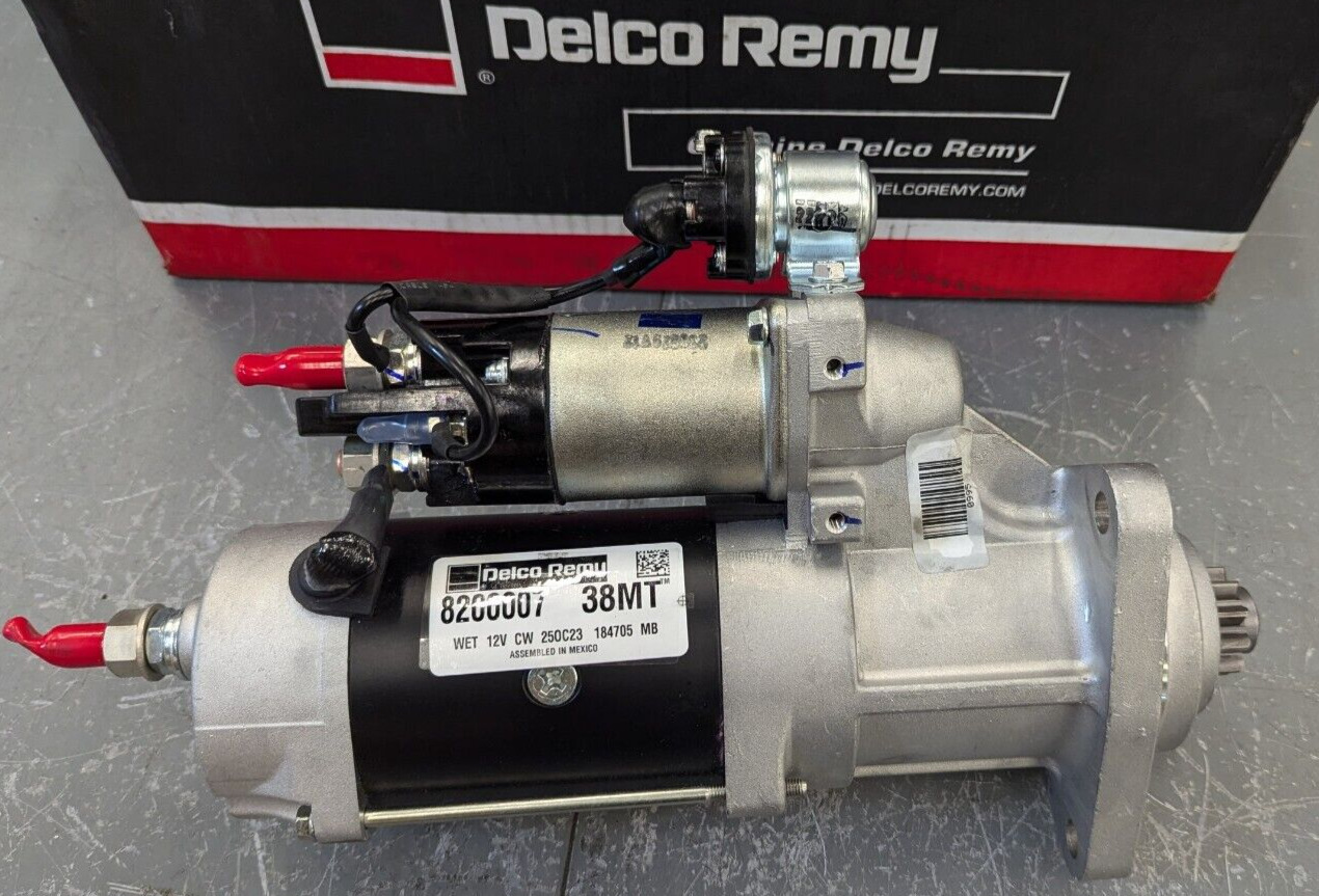 8200007 Delco Remy Genuine Starter Motor 38MT International 4000-4900 IHC T444E