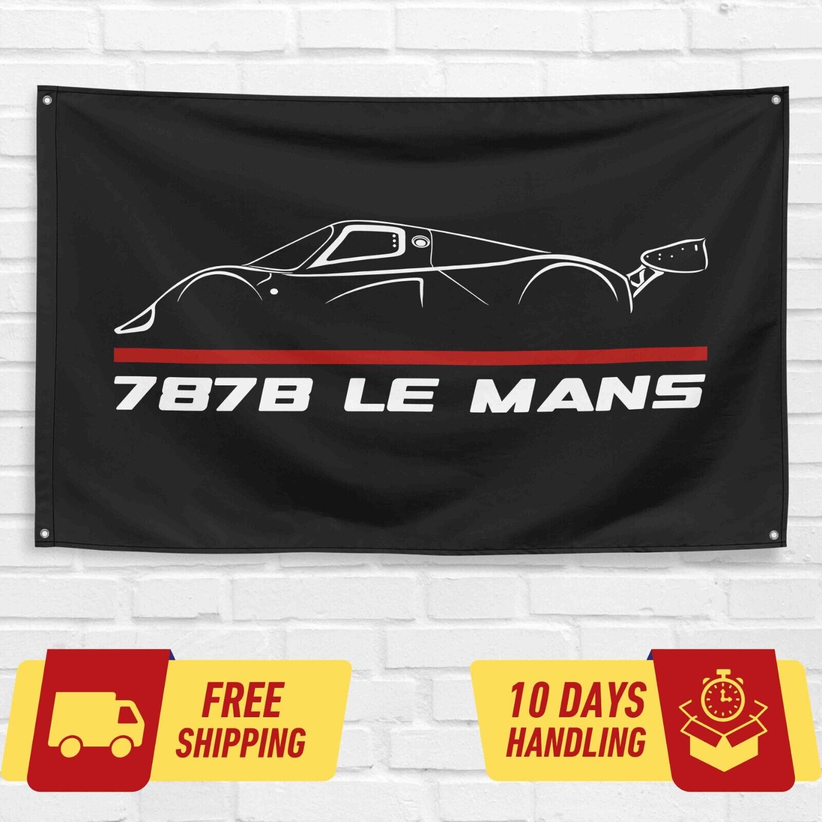 For Mazda 787B Le Mans Race Car Enthusiast 3x5 ft Flag Birthday Gift Banner