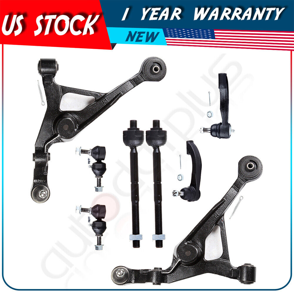 For 1996-2006 Chrysler Sebring 8Pc Lower Control Arm Ball Joint Tie Rod Sway Bar