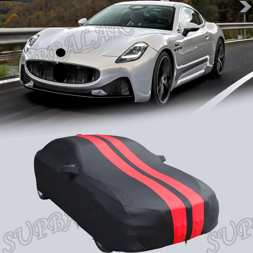 4.89M Satin Stretch Indoor Car Cover Dustproof Protect  FOR Maserati-Granturismo