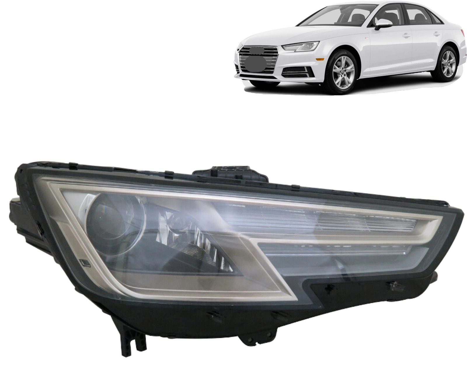 For AUDI A4/S4 2017 2018 2019 HID Headlight Assembly Right Side Headlamp