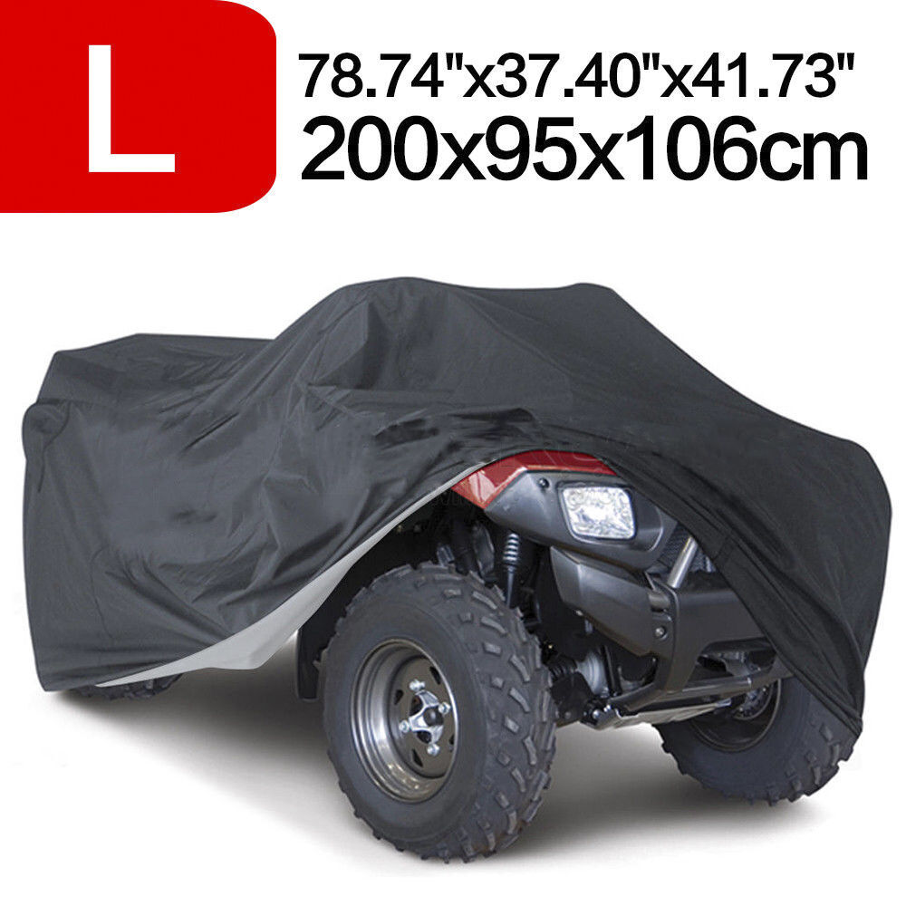 Large Waterproof ATV ATC Cover Rain UV Dust Snow Protector Quad Bike Universal L