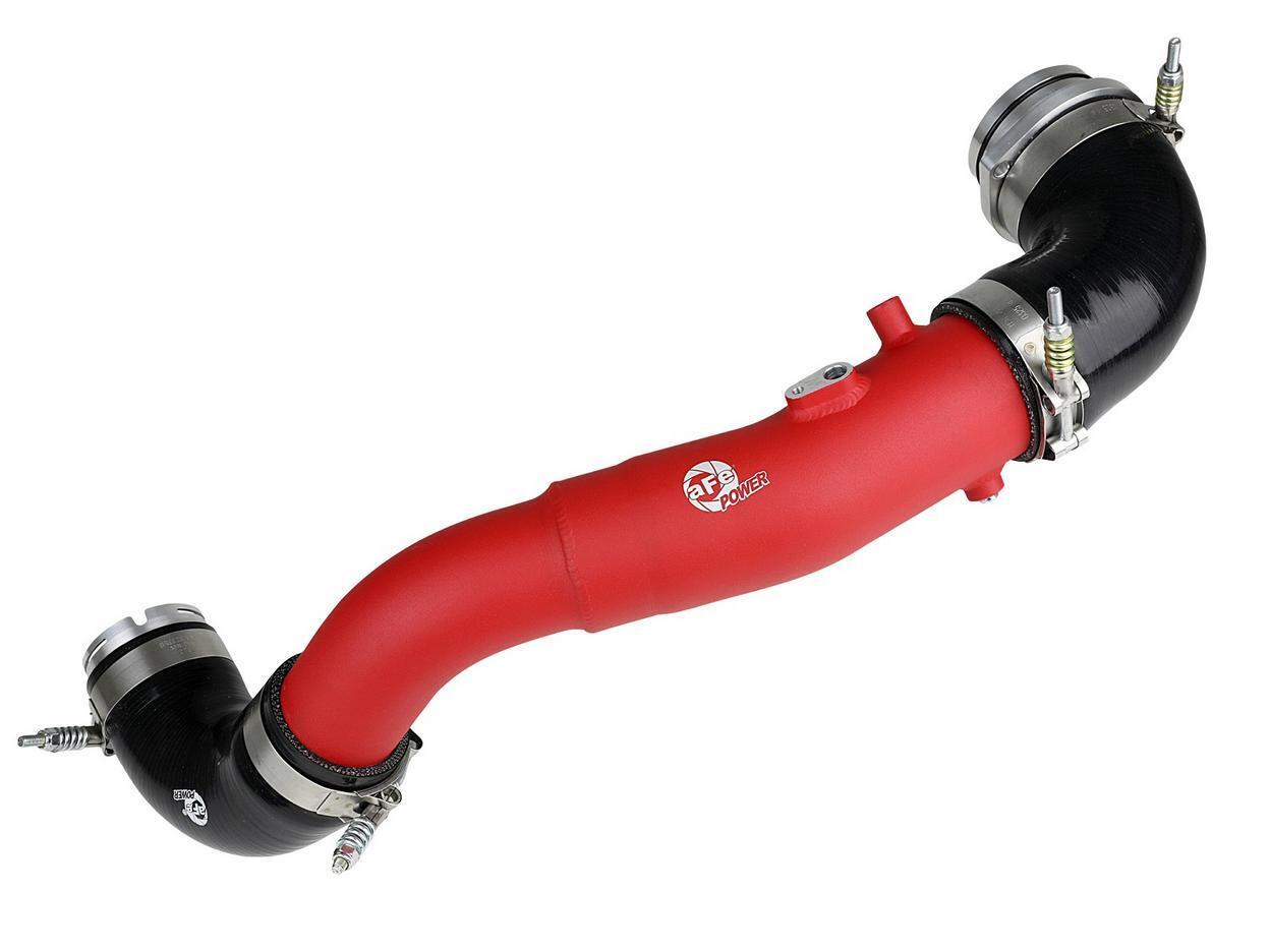 aFe 46-20398-R-AG BladeRunner 2-1/2 IN Aluminum Hot Charge Pipe Red