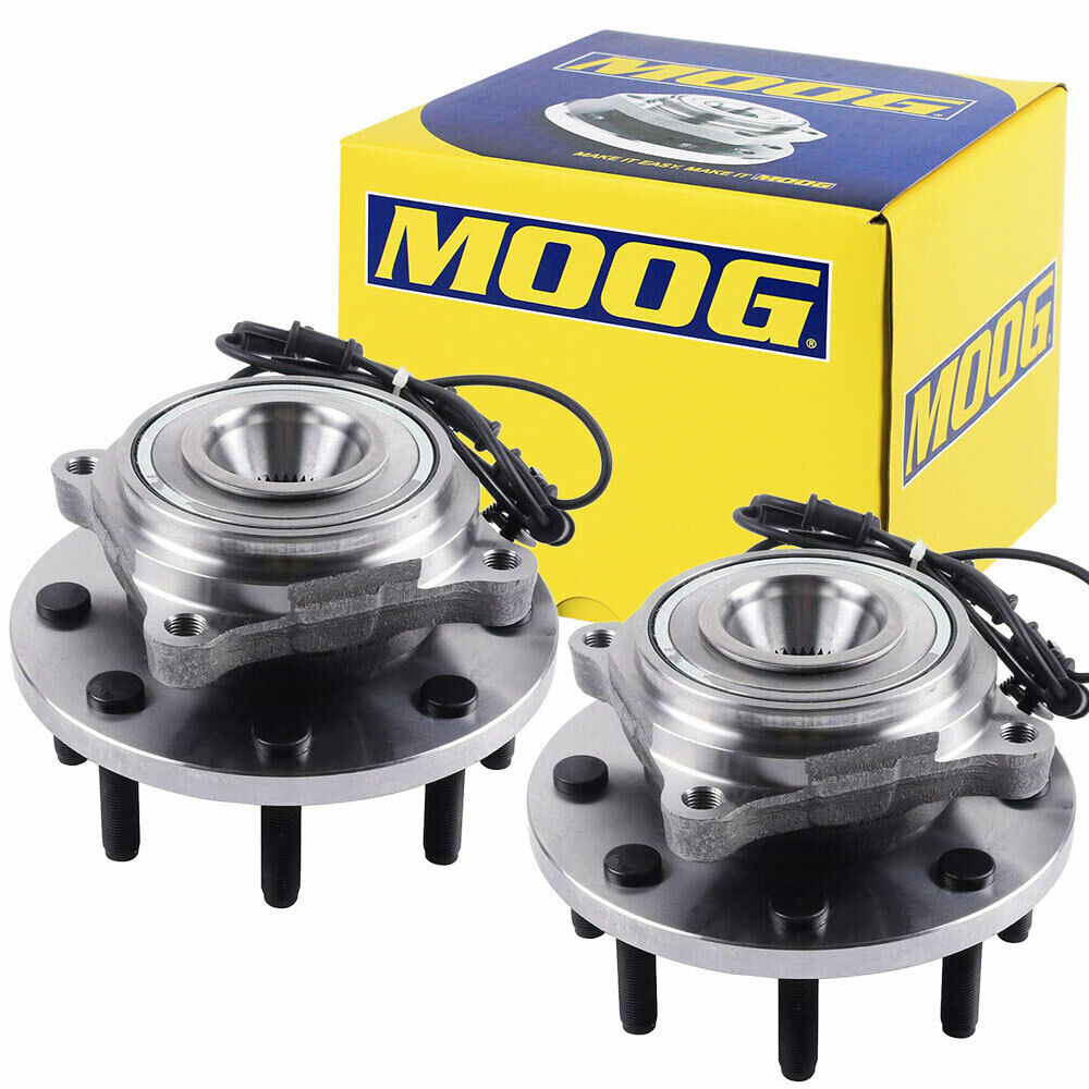 4WD Moog Front Wheel Hub Bearing Assembly Pair For 2009-2011 Dodge Ram 2500 3500