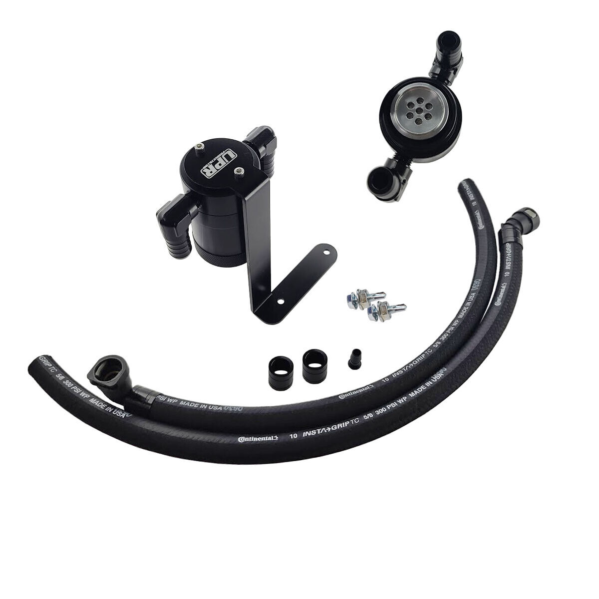 UPR Oil Catch Can Fits F150 Ecoboost 2.7 3.5 5.0 Free Continental Braided Hoses