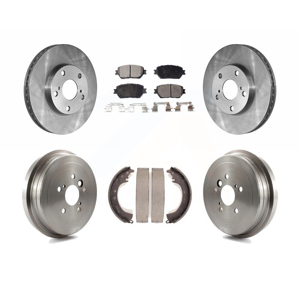 Front Rear Rotors & Ceramic Brake Pads Kit for 2005-2006 Toyota Camry