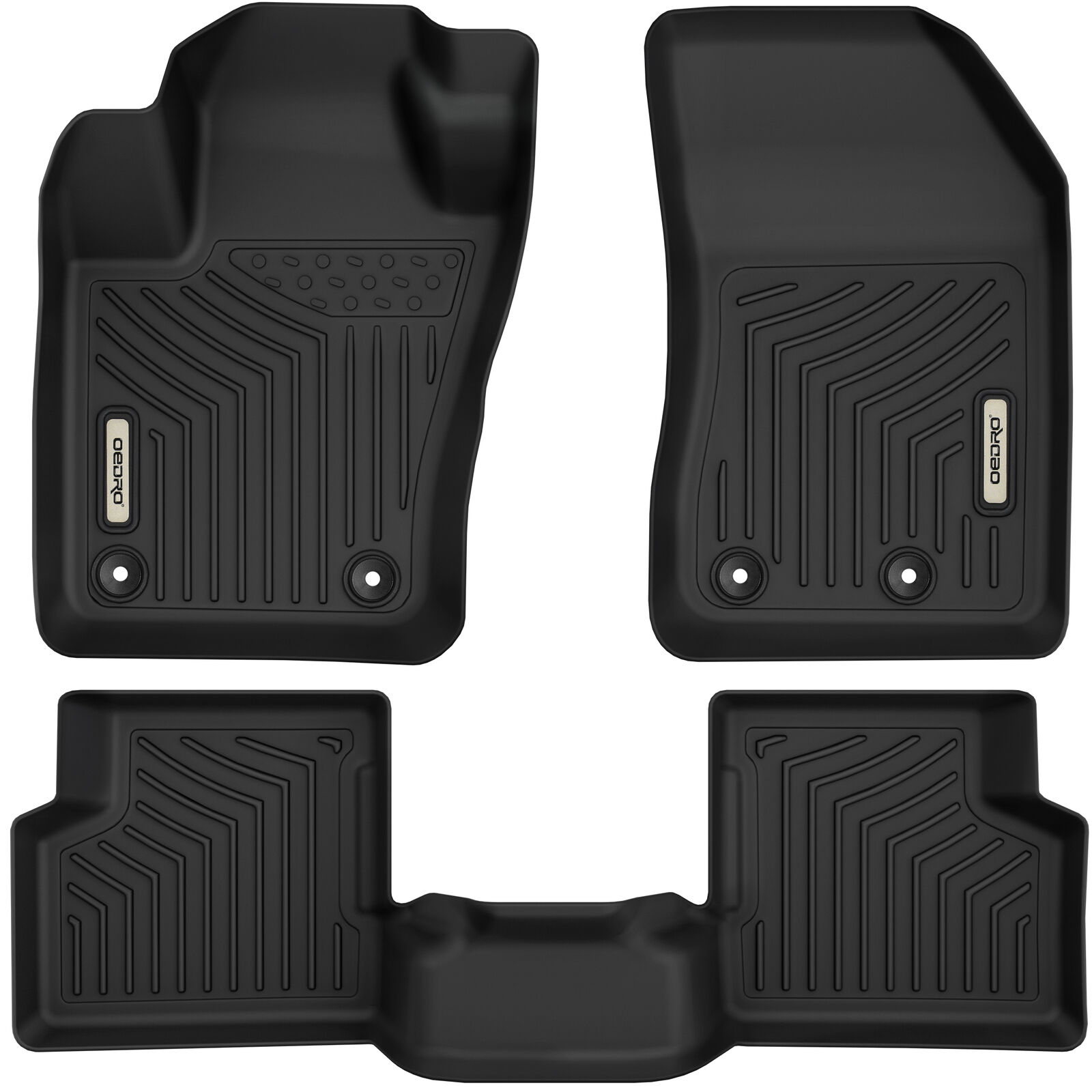 OEDRO Car Floor Mats For  Jeep Renegade 2015-2023 All Weather TPE Rubber Liners