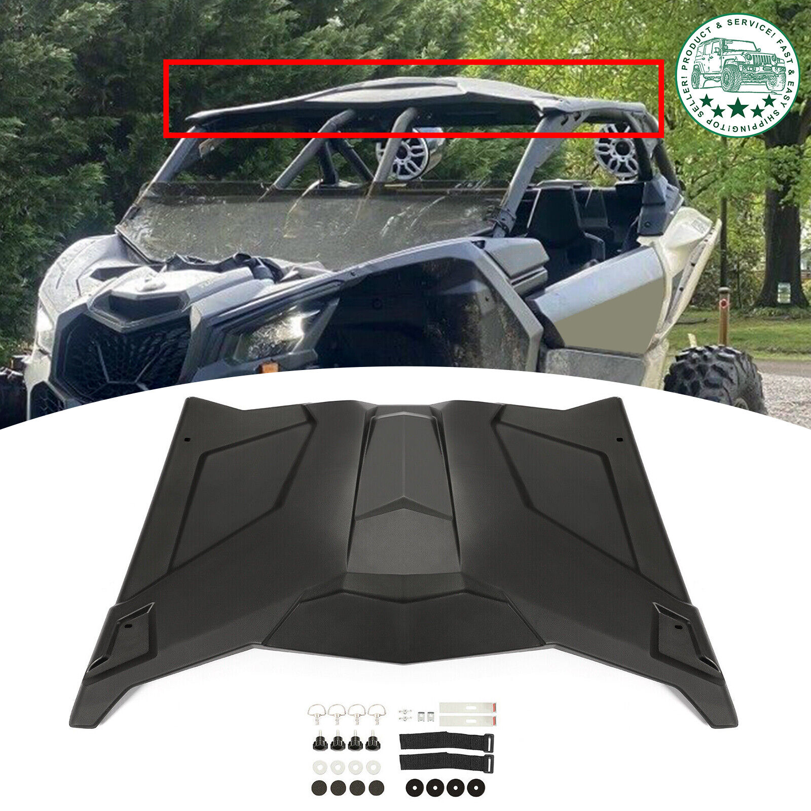 Hard Roof Top Cover For CAN-AM MAVERICK X3 (2 Doors)  2017-2024 For 715002902