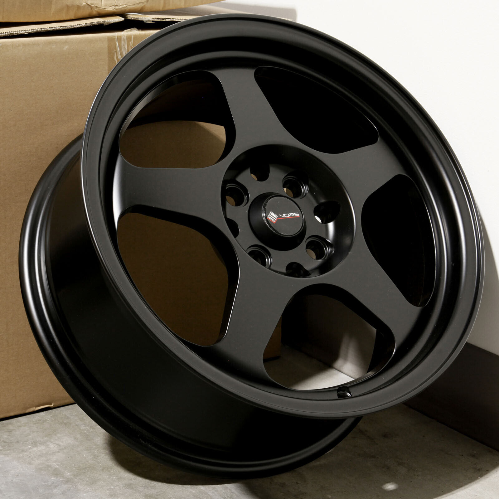 16x7 Matte Black Wheels Vors SP1 4x108 38 (Set of 4)  73.1