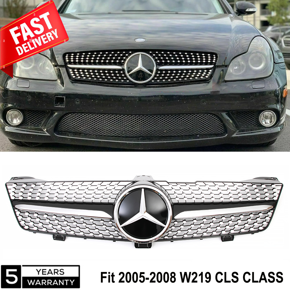 For Mercedes W219 CLS350 CLS550 CLS63amg CLS500 2005 2006-2008 Front Grill Star