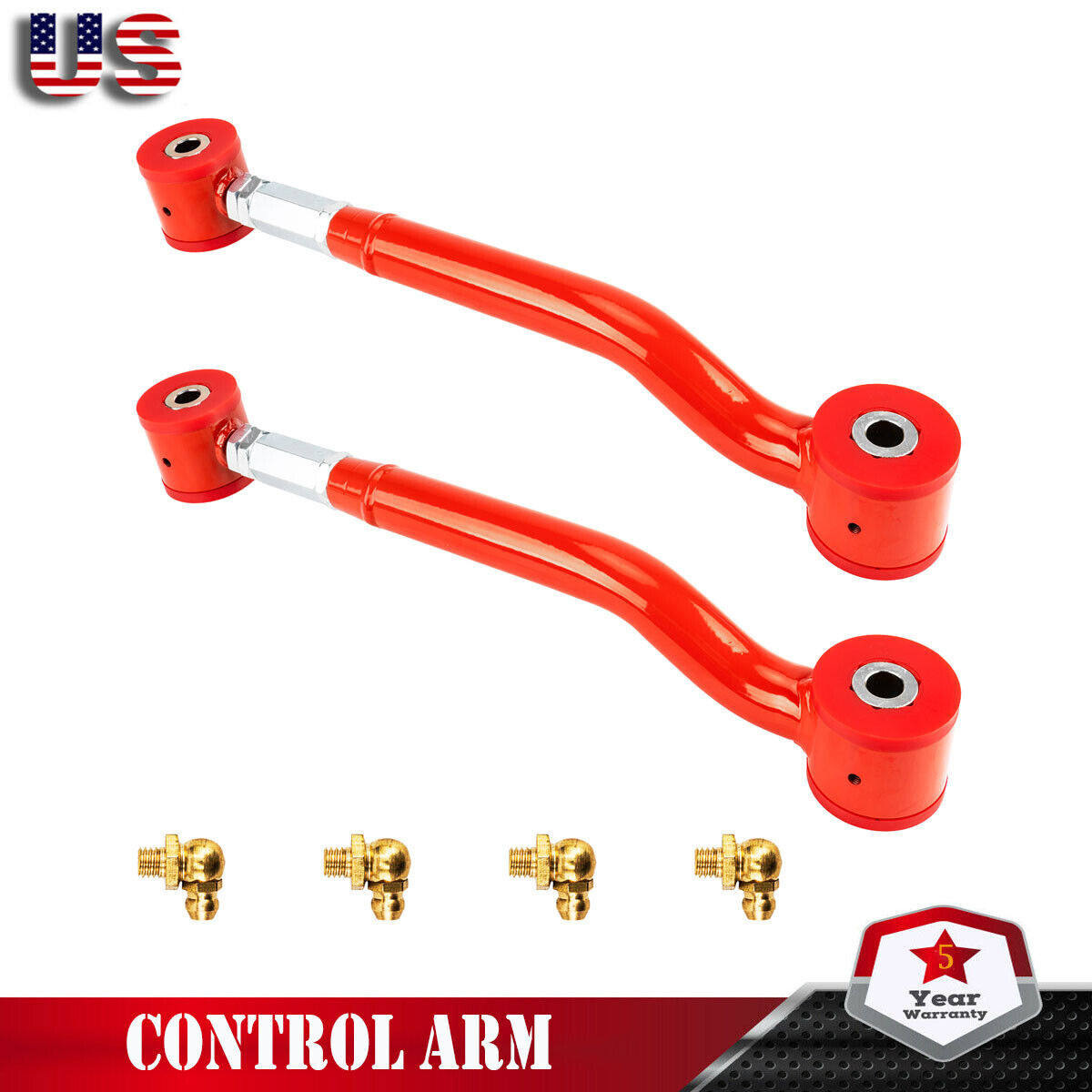 Adjustable Rear Upper Control Arms w/ Poly For 2007 2008 2009 2010-2014 GM SUVs