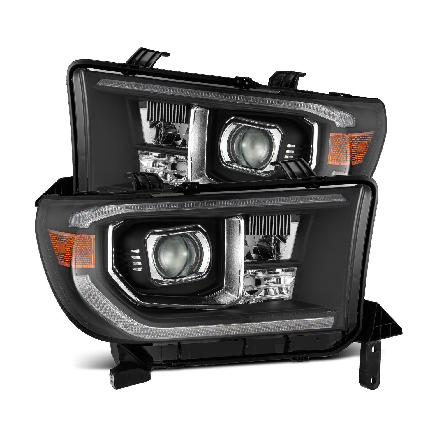 For 07-13 Tundra/08-17 Sequoia Black Base Model Projector Headlights Assembly
