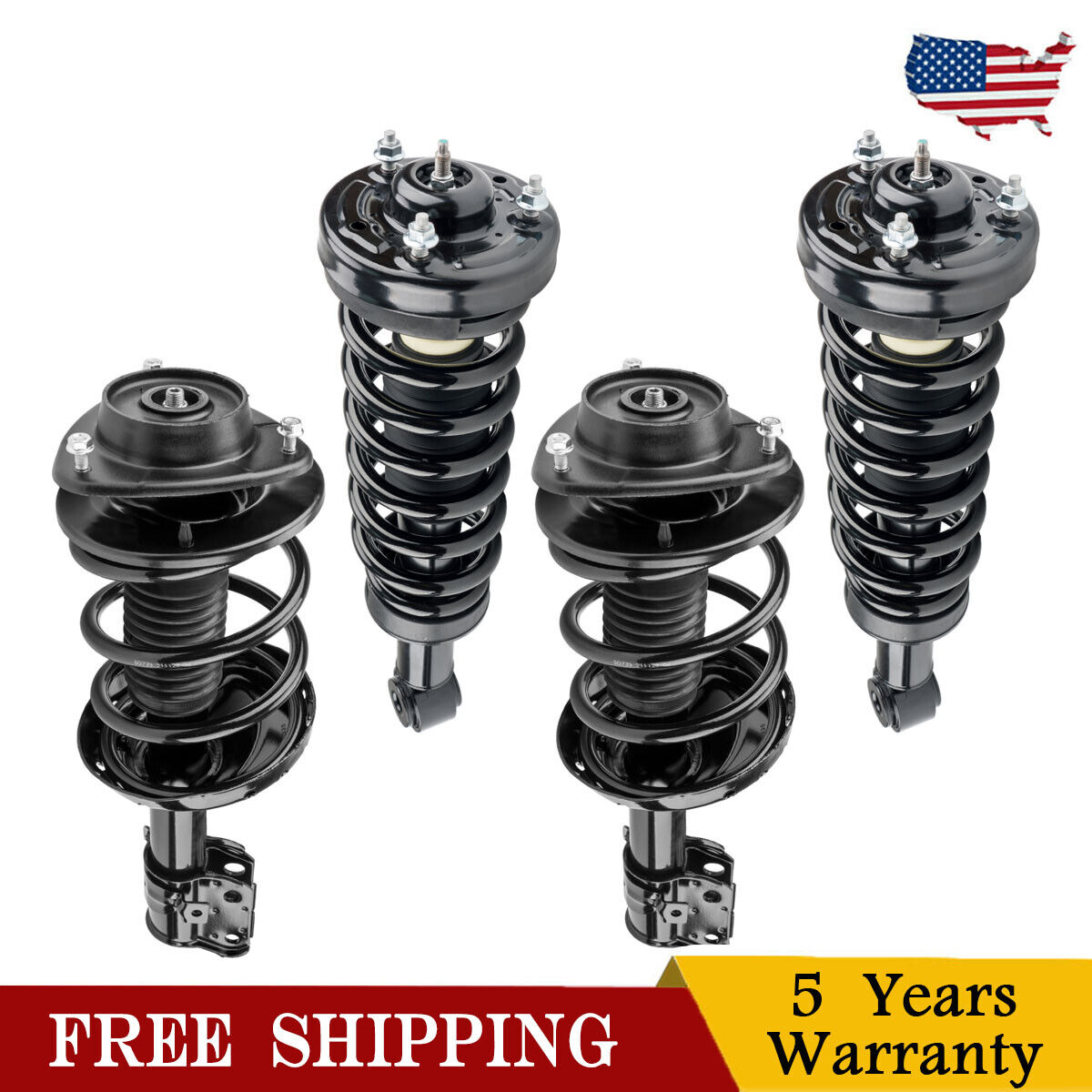 (4)  Front Rear Complete Shocks Struts Assembly FOR Subaru Legacy 2.5L Limited