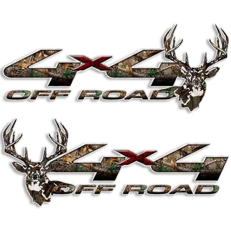 4x4 Camouflage Truck Decal Sticker Deer Hunting for Ford F250 Diesel Super Duty