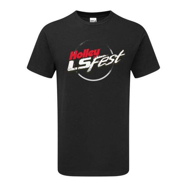 Holley 10371-XLHOL T-Shirt Men's - LS Fest Logo - Black - Adult X-Large - Each