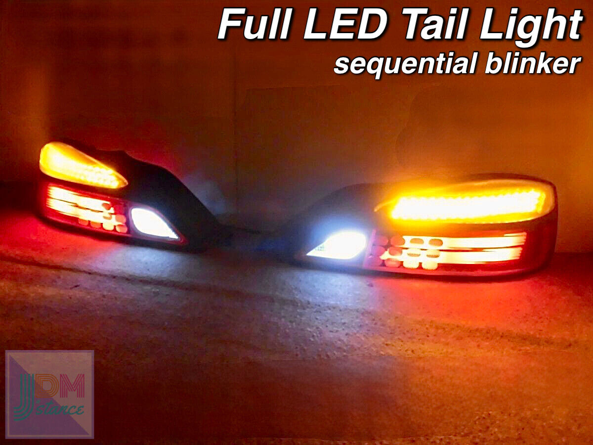 JDM Nissan Silvia S15 Full LED Tail Light Sequential Blinker OEM Light Signal SR