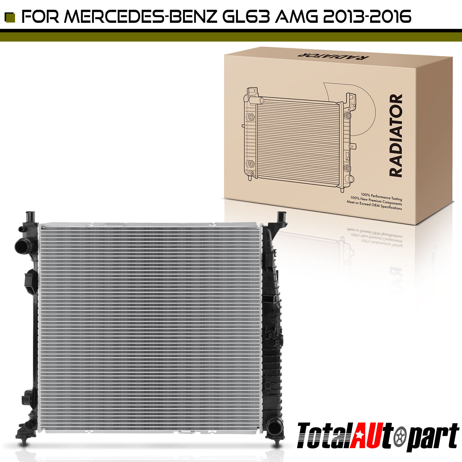 Radiator for Mercedes-Benz C216/C217 GL63 AMG W166 GLE63 AMG GLS63 AMG V8 5.5L