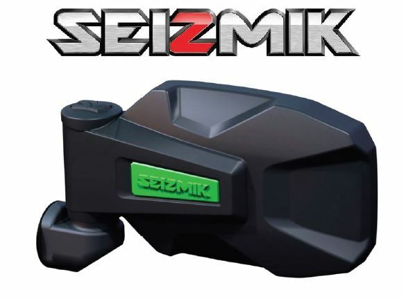 Green Seizmik Strike Side View Mirrors- 2016-23 Can-Am Defender HD5 / HD8 / HD10