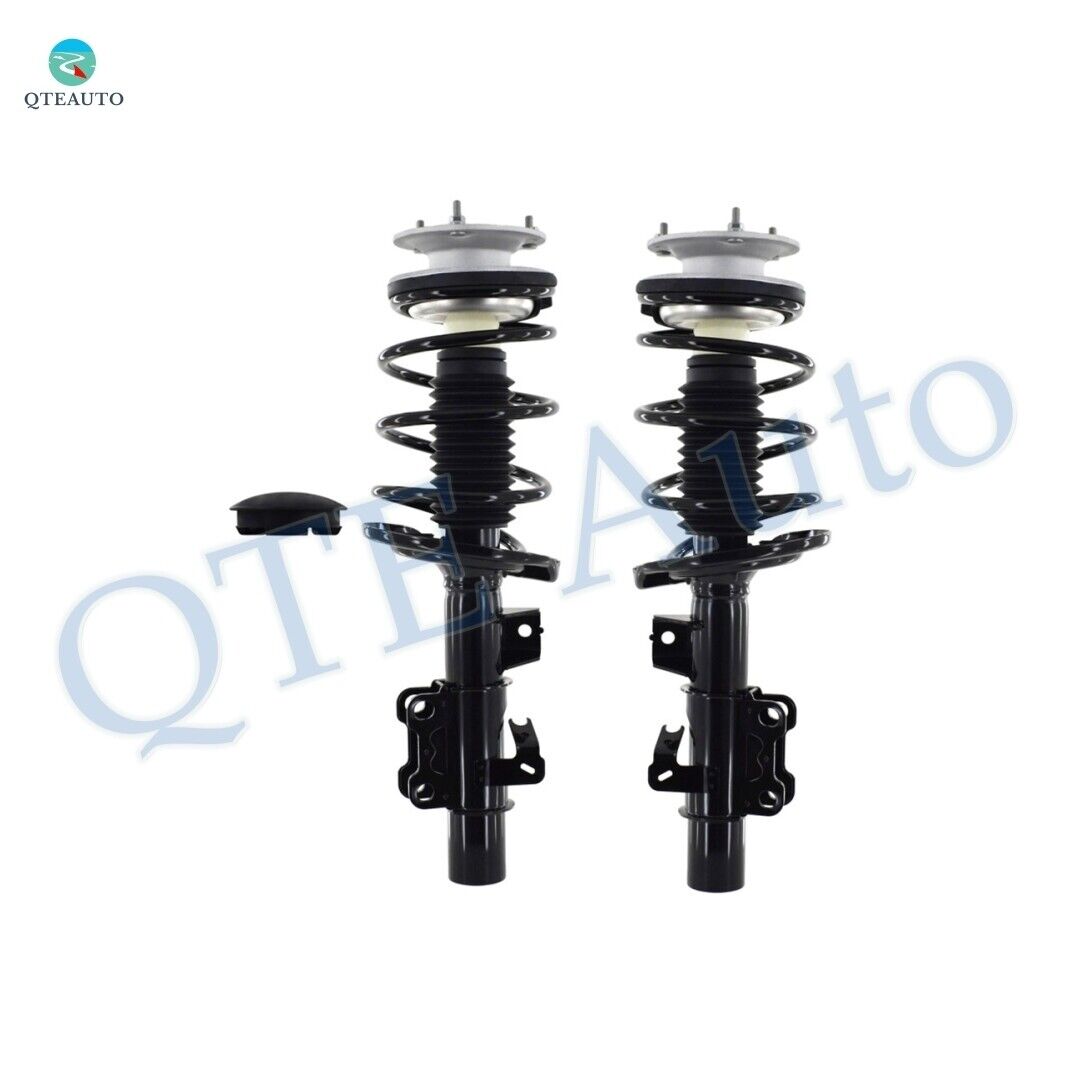 Pair 2 Front L-R Quick Complete Strut-Coil Spring For 2013-2019 Cadillac Ats RWD