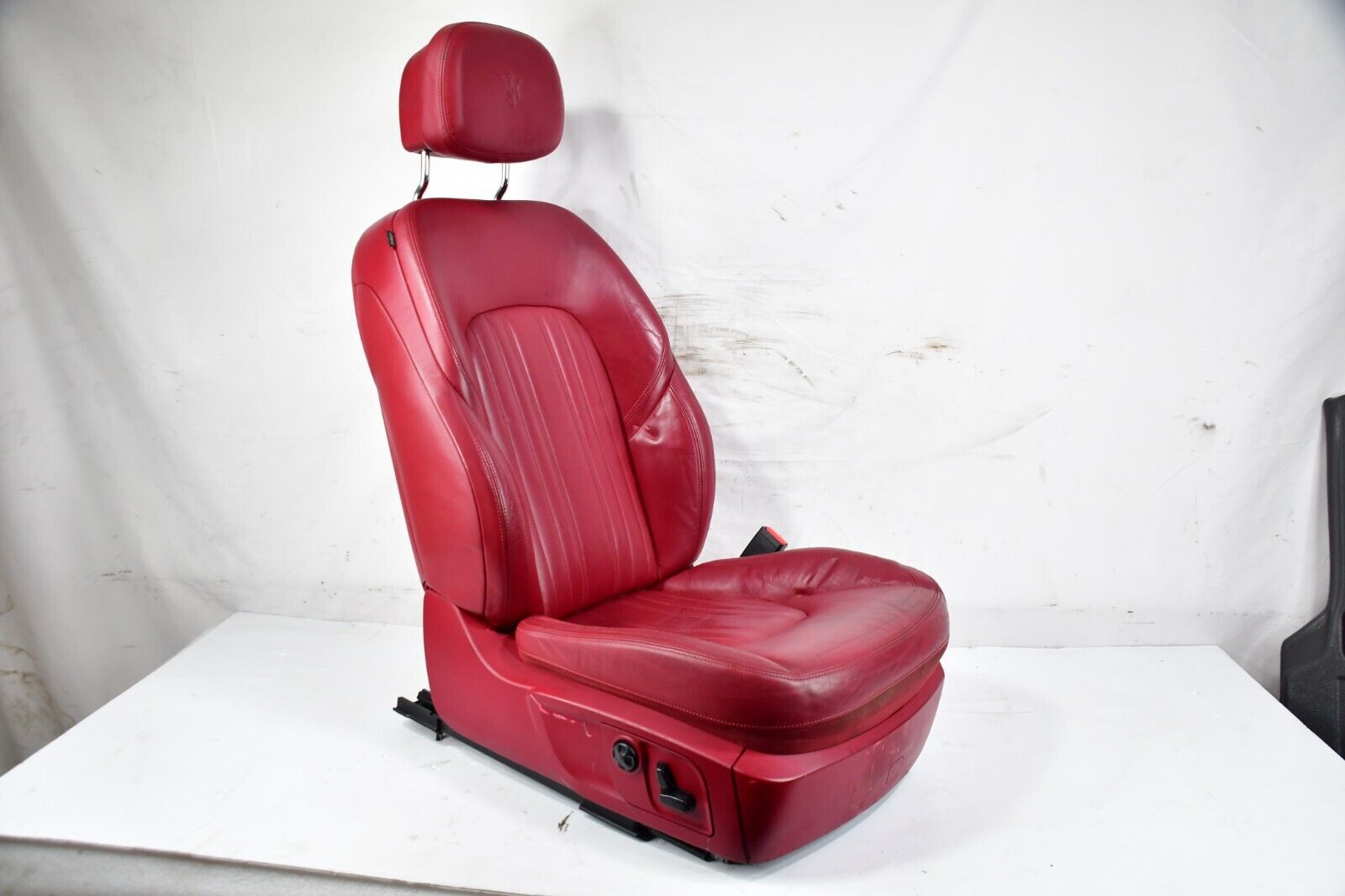 💎 14-17 Ghibli RED Leather Front Passenger Side Right RH Seat Assembly OEM