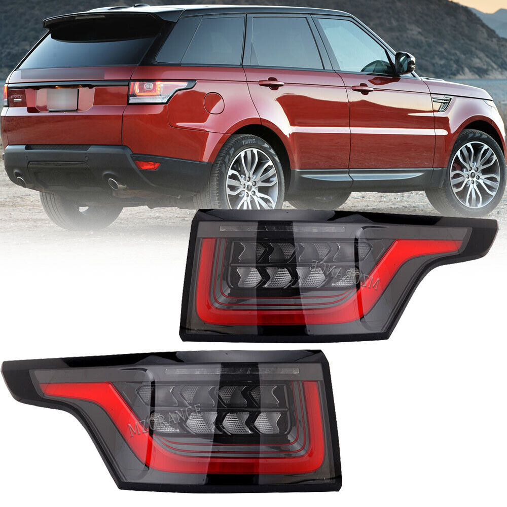Pair Rear LED Tail Light Lamp Dynamic For Land Rover Range Rover Sport 2014-2021