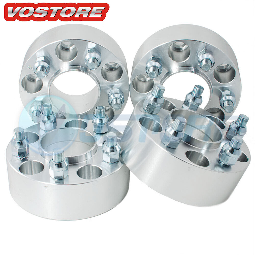 (4) 2'' 5 Lug Hubcentric Wheel Spacers Adapters 5x4.5 for Jeep Grand Cherokee ZJ
