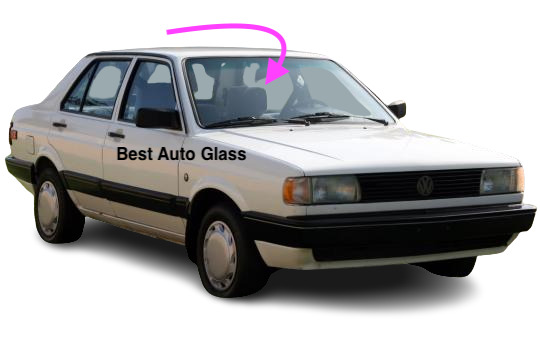 Fits: 1987-1993 Volkswagen Fox 2&4D Sedan,Station Front Windshield Window Glass