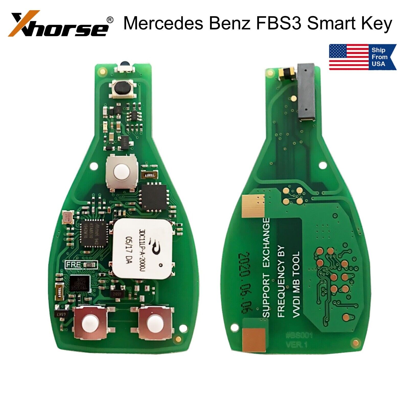Xhorse VVDI MB Universal For Mercedes FBS3 Keyless Smart Key 433/315MHz XSBZ01EN