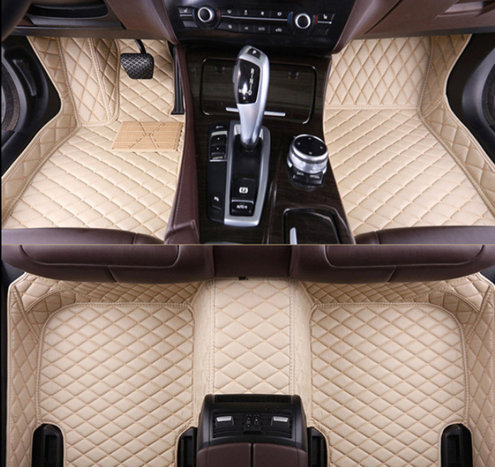 Custom For Audi Q3 Q5 Q7 Q8 Luxury Car Floor Mats Waterproof Auto Liner Carpets