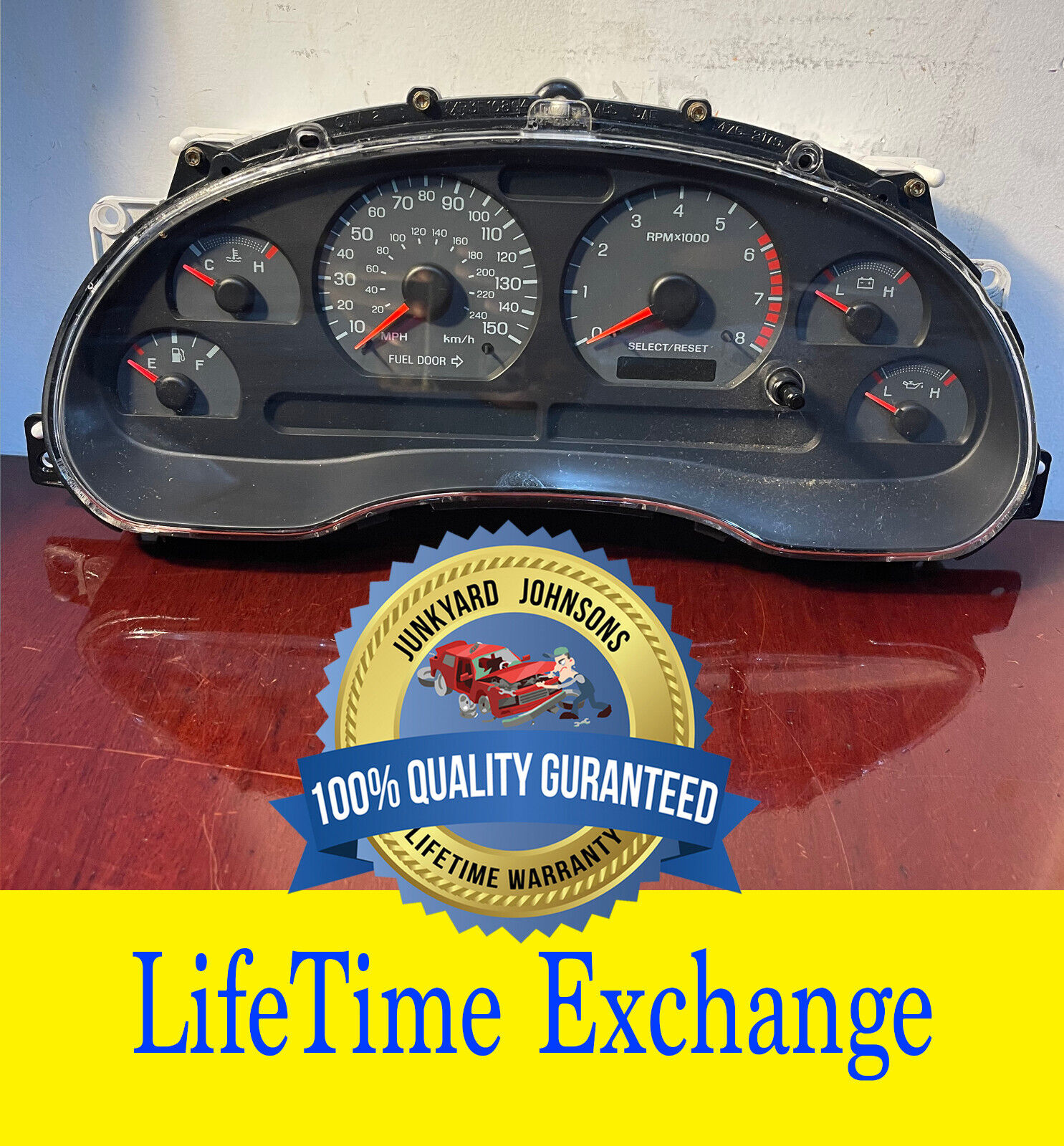 ✅1999-2004 FORD MUSTANG GT 150MPH INSTRUMENT GAUGE CLUSTER ASSEMBLY